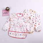 ANFRAIG Long Sleeve Bibs for Babies. Waterproof Baby Bibs for Eating are Toddler Bibs with Sleeves and Baby Food Catcher - Image 7